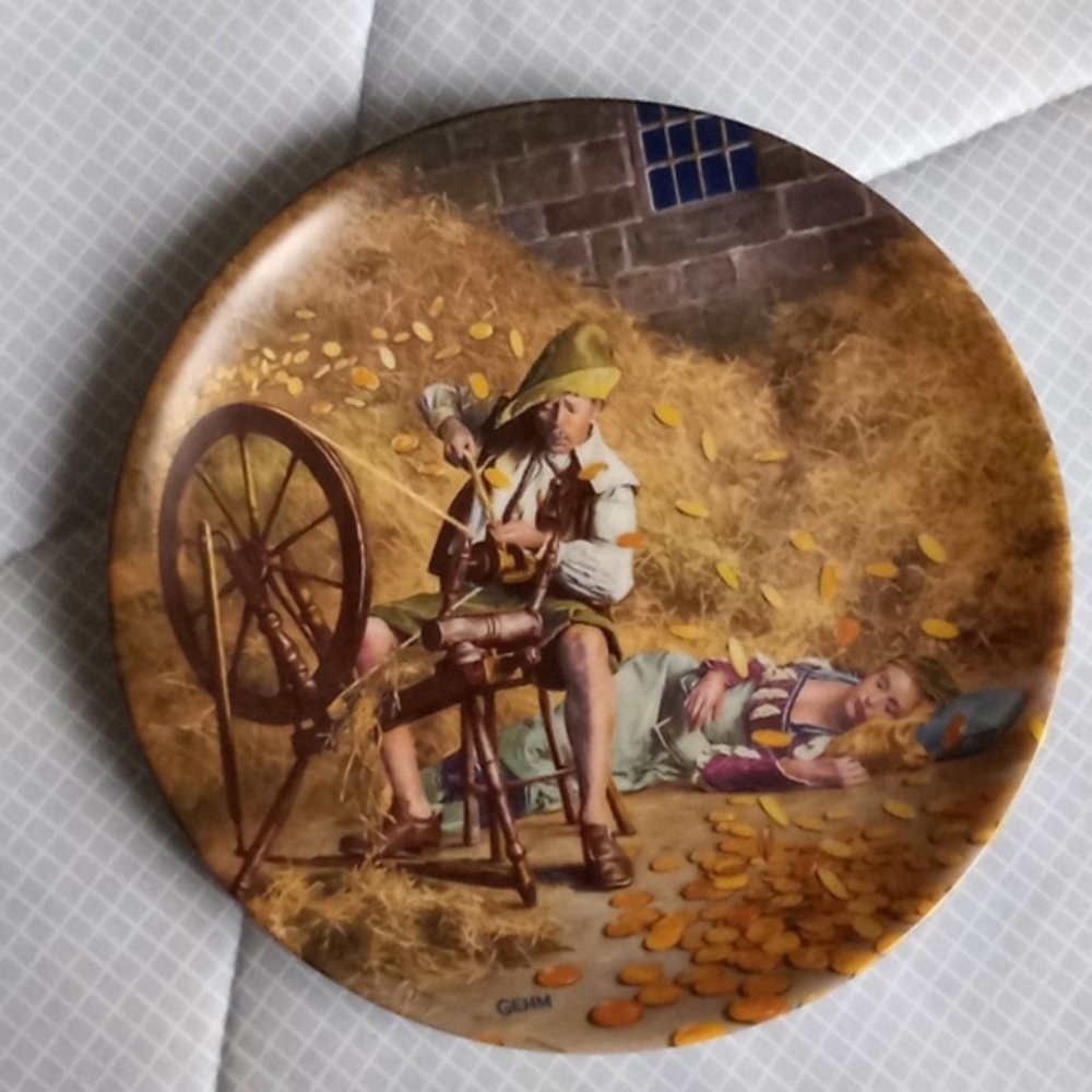 Vintage 1981 Charles Gehm Rumpelstilzchen Porcelain Plate